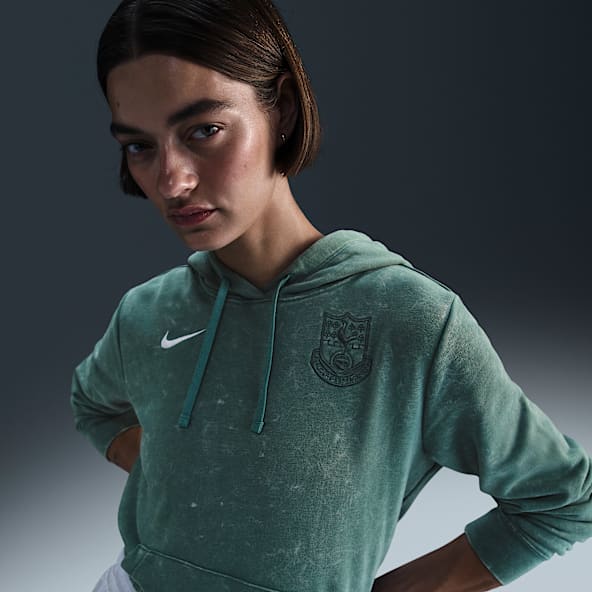 Women s Green Hoodies Sweatshirts. Nike CA